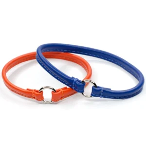 Slip-On leather dog house collar - Petiquette Collars
