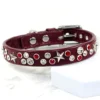 Sparkly Dog Collar - Starstruck - Chianti - Petiquette Collars