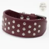 Crystal Clarity Swarovski Whippet Collar - Chianti - Petiquette Collars