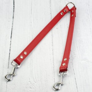 leather dog coupler