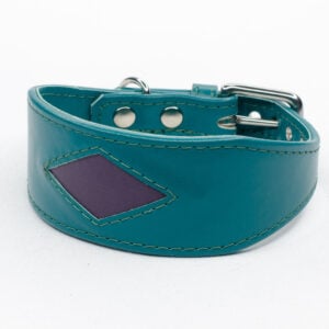 leather fishtail collar