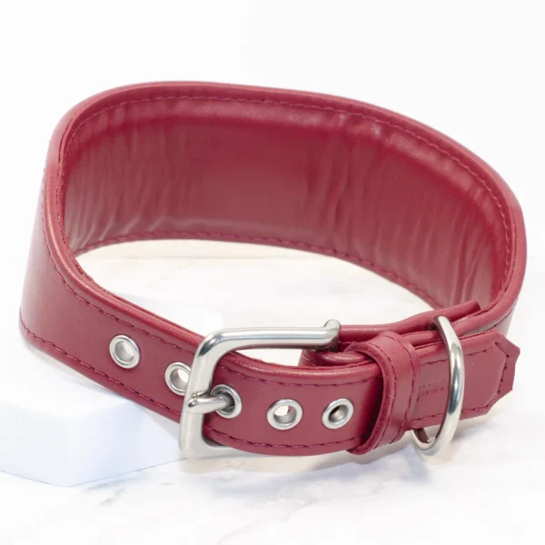 soft lurcher collar with hound concho - petiquette collars