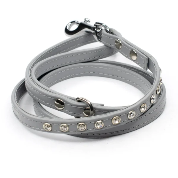 swarovski crystal dog lead - petiquette collars