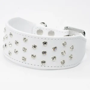 crystal clarity luxury whippet collar - Petiquette