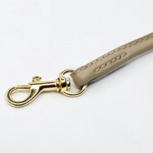 leather tag collar - brass hardware - petiquette