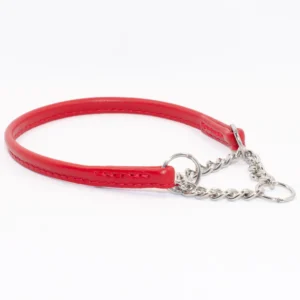 lightweight leather half check collar - Petiquette Collars