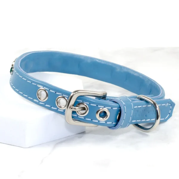 crystal flower collar for dogs - luxury by Petiquette Collars
