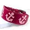 Anchors Away nautical whippet collar - Petiquette Collars