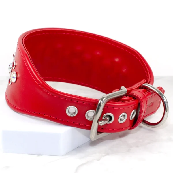 bling greyhound collar - handmade by Petiquette Collars