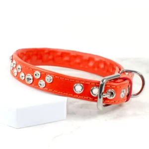 luxury designer dog collar with swarovski crystal - petiquette collars