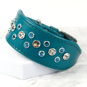 Razzle Dazzle bling Italian Greyhound collar - Petiquette Collars