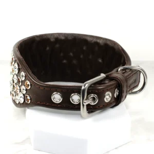 Swarovski crystal whippet collars - petiquette collars