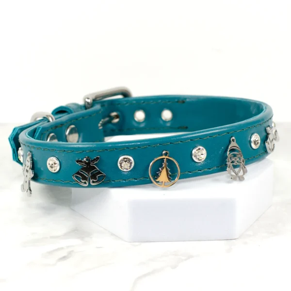 Xmas Dog Collar - Silver Xmas - Petiquette Collars