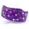 Starry Night star studded greyhound collar - Royal Purple - Petiquette Collars