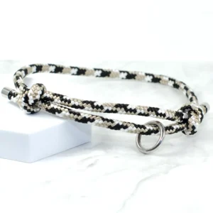 black, tan and white house collar - petiquette collars