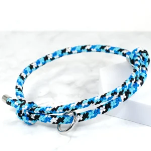Sea Storm rope adjustable tag collar - petiquette collars