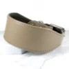 mushroom and olive leather greyhound collar - petiquette