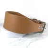 peanut butter leather greyhound collar - petiquette