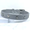 Star studded dog collar - dove