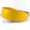 yellow leather greyhound collar - petiquette
