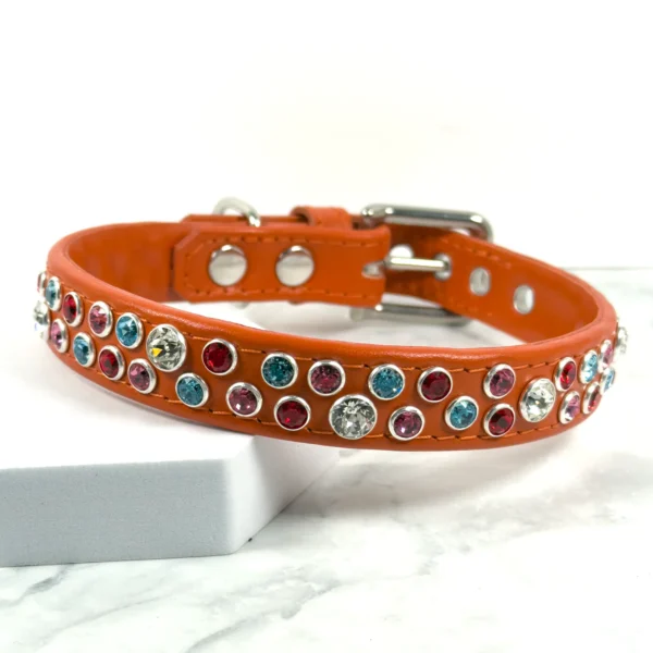 Chaos Theory Bling Dog Collar - Jaffa - Petiquette Collars