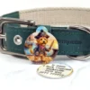 Pirate Pup pet id tag by Petiquette Collars