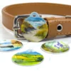 Beach Dunes pet id tag by Petiquette Collars