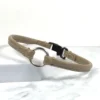 breakaway clasp tag collar - mushroom - petiquette