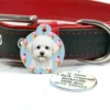Ice Cream Dog Breed Portrait Pet ID Tag - Petiquette