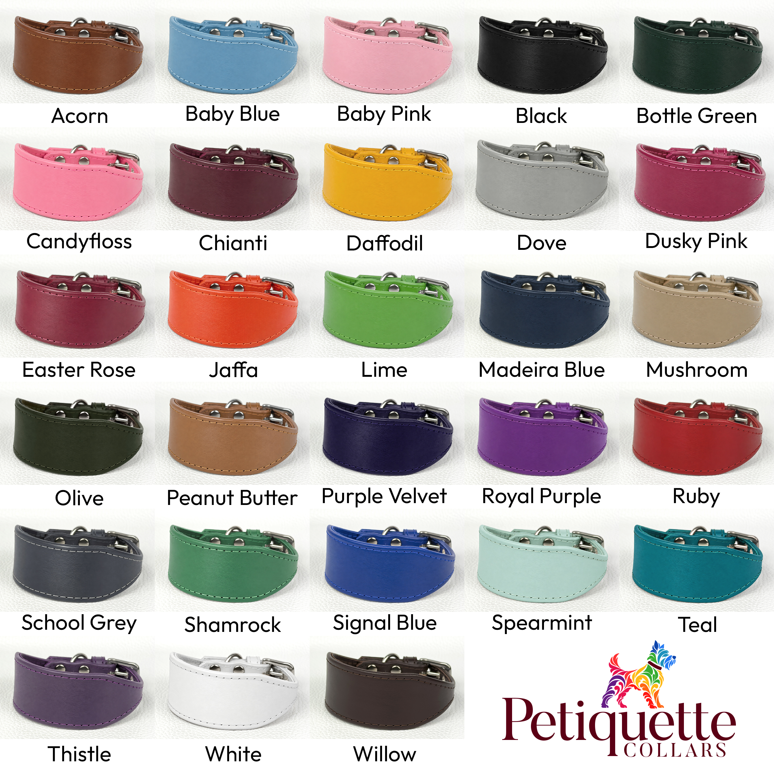 Leather Colour Chart